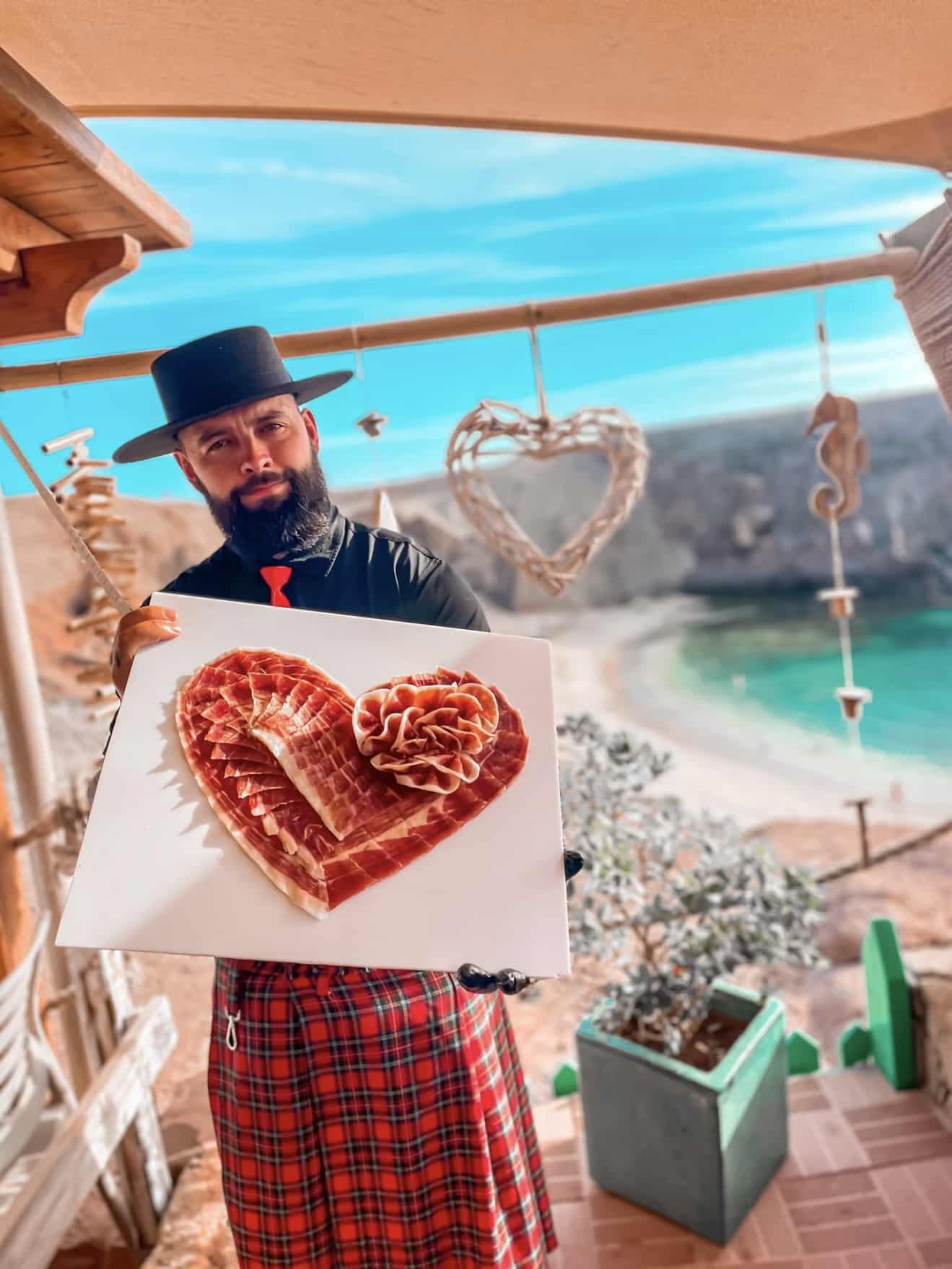 Jamón en Playa del Papagayo