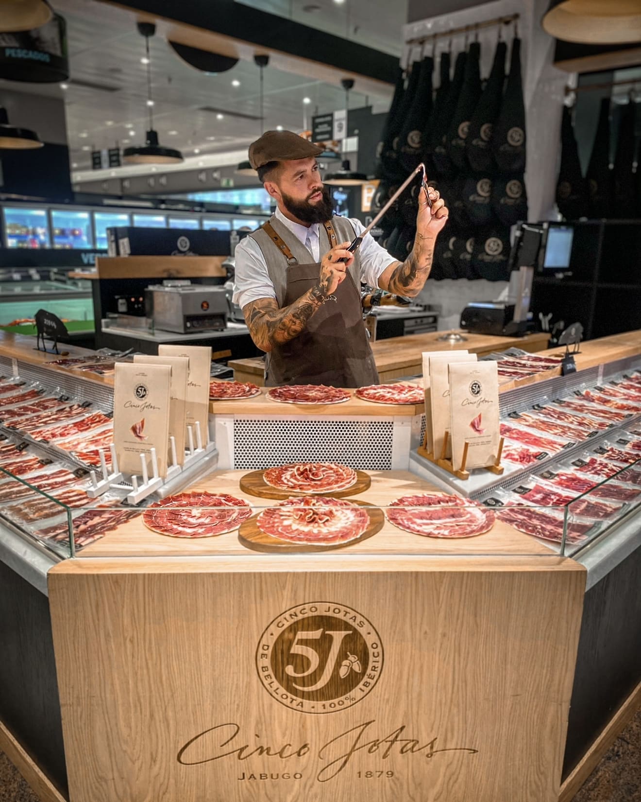 Galician Ham Carver con Cinco Jotas