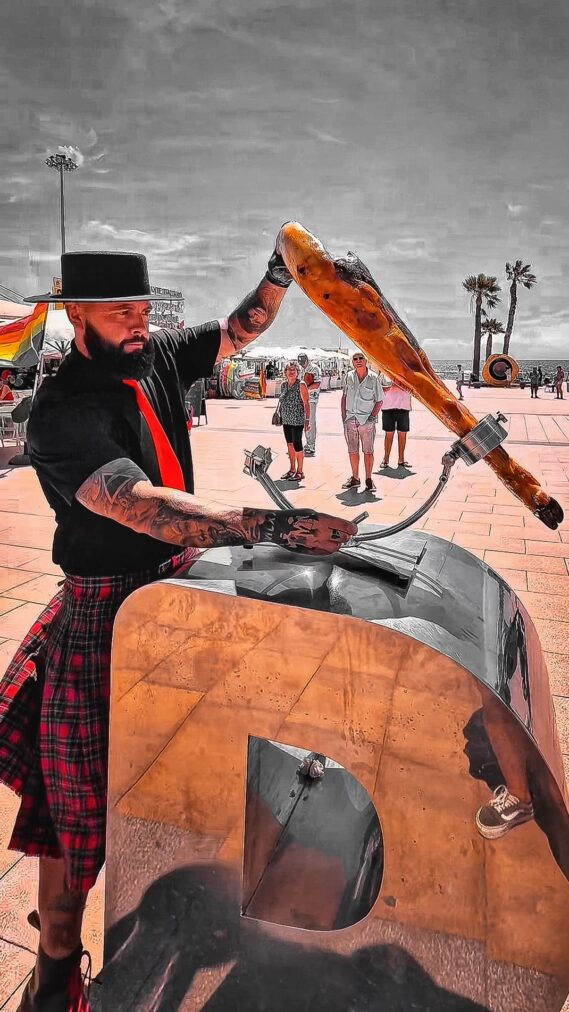 Corte de jamón en Playa del Inglés, Gran Canaria – Ruta del Jamón