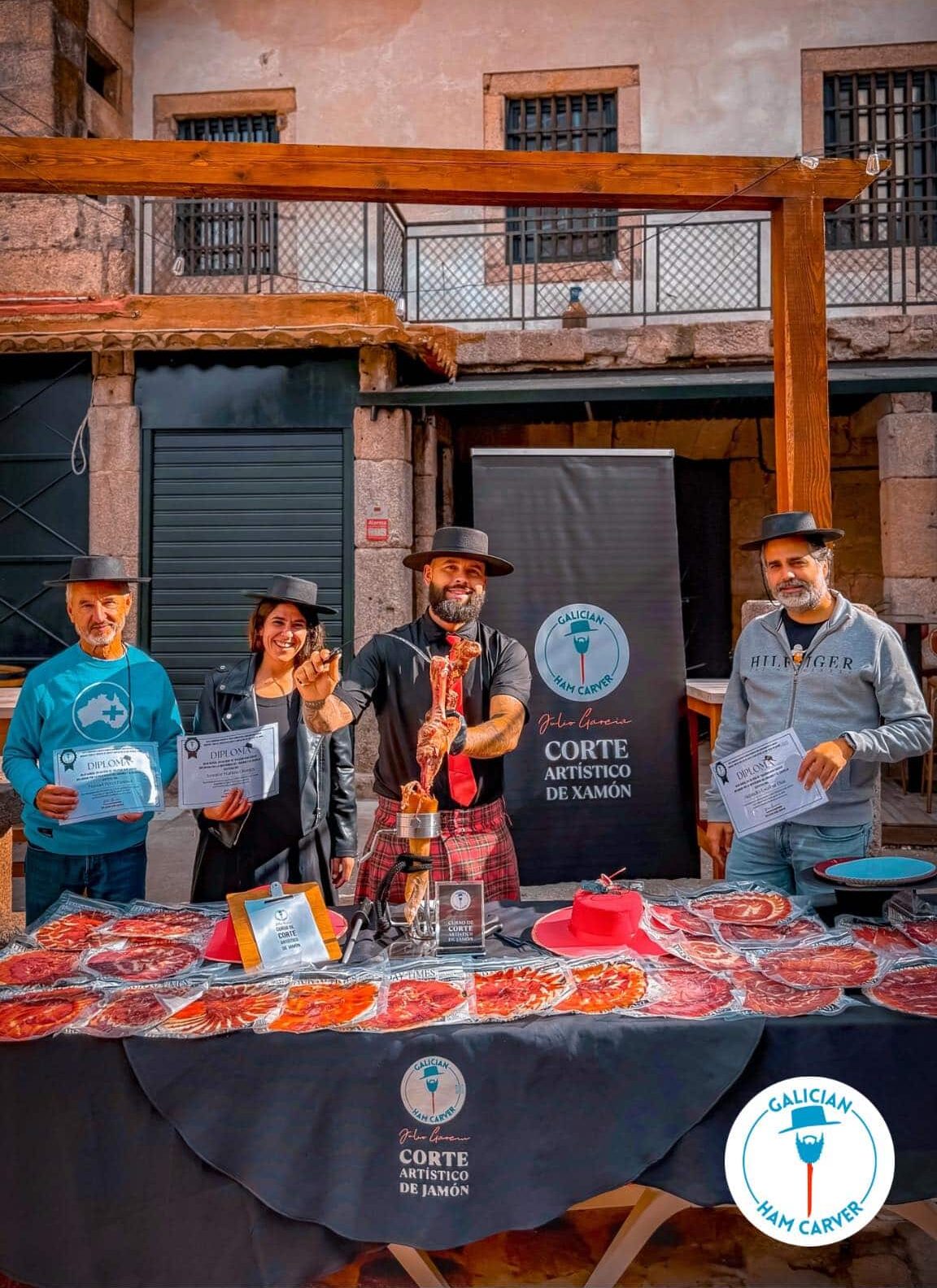 Curso de corte artístico de jamón en Vigo, Pontevedra – Gira 'El mejor cortador es el que más se divierte'