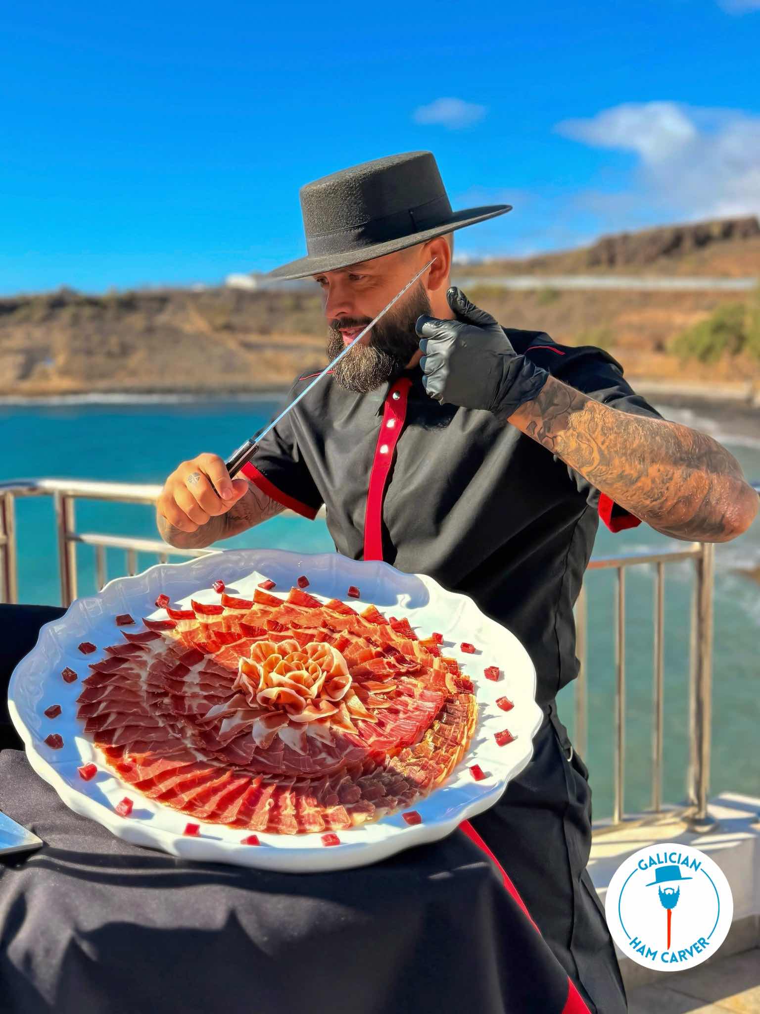 Experiencia de cata artística de jamón