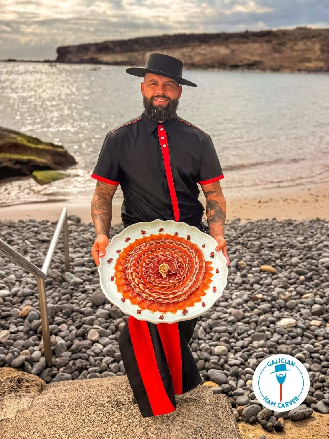 Corte artístico de jamón en México Show de corte de jamón ibérico para eventos en México