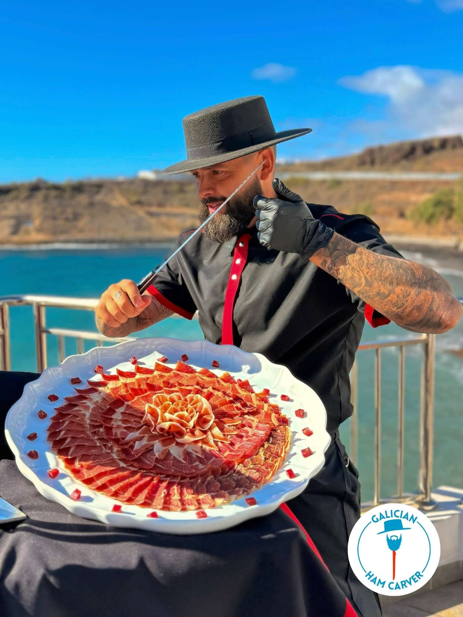 Show de corte artístico de jamón para bodas y eventos en Valencia